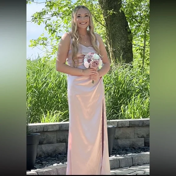 Birdy Grey | Dresses | Birdy Grey Bridesmaid Dress Catherine Rose Gold Satin Medium | Poshmark Birdy Grey | Dresses | Birdy Grey Bridesmaid Dress Catherine Rose Gold Satin Medium | Poshmark